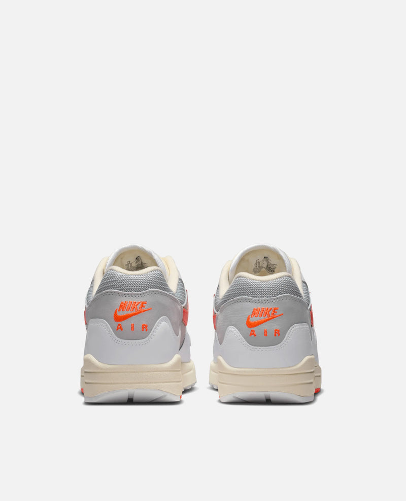 Patta X Nike Air Max 1 (White/Hyper Crimson-Pure Platinum) Nike