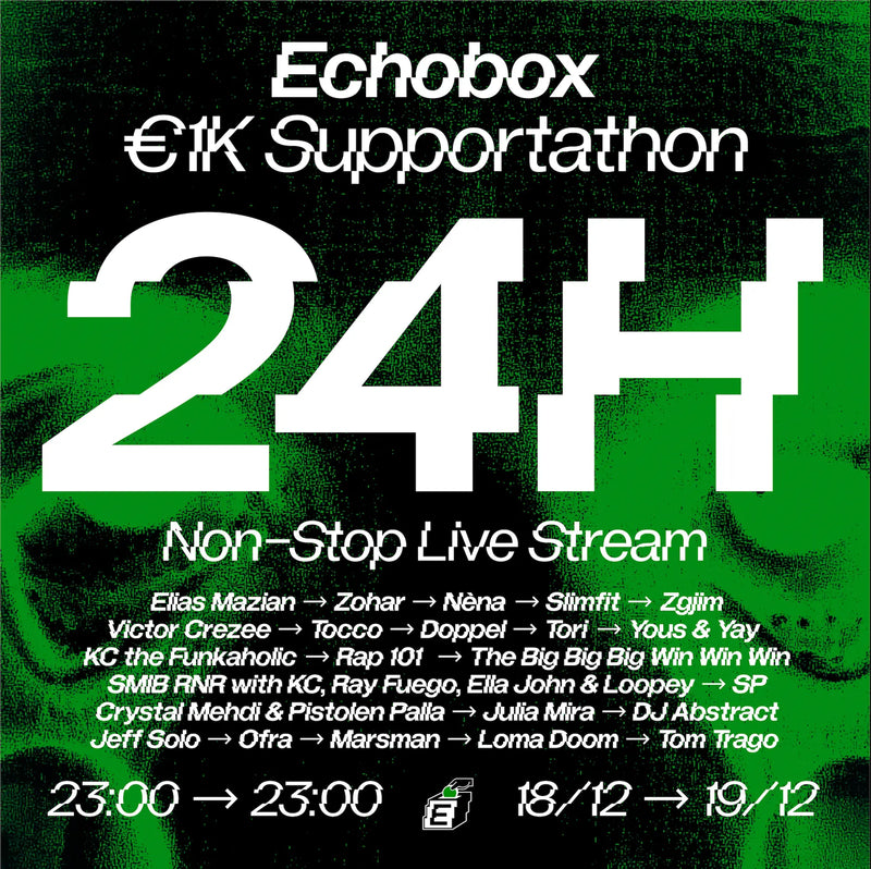 Echobox 1K Supportathon 24H Non-Stop Live Stream - Patta
