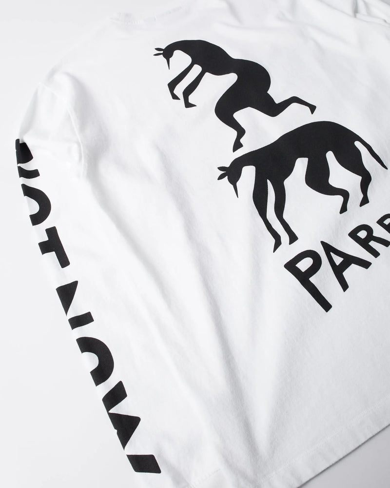 ByParra There Will Be Not Long Sleeve t-shirt(White) ByParra