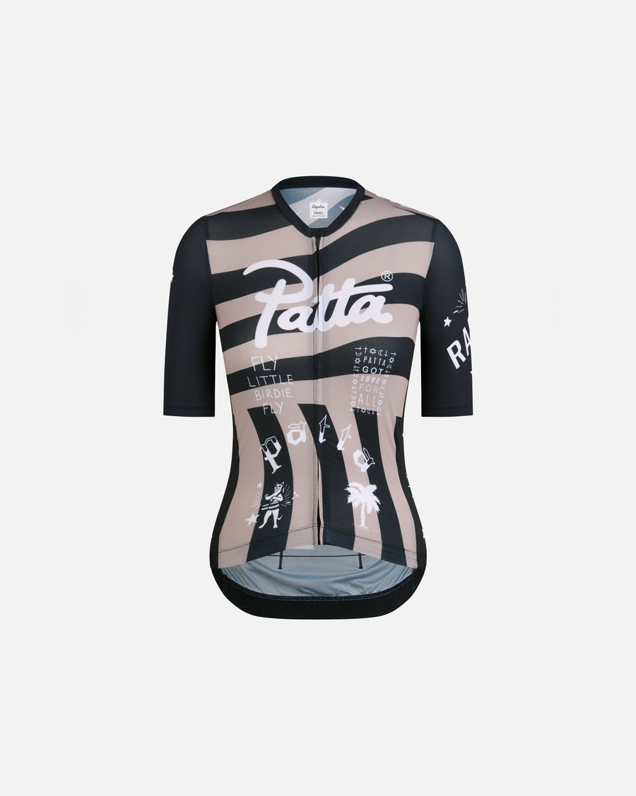 Patta x Rapha Women's Pro Team Training Jersey (Black/Stone)
