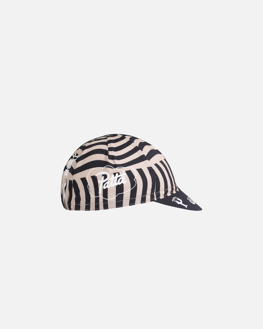 Patta x Rapha Cap II (Black/Stone)
