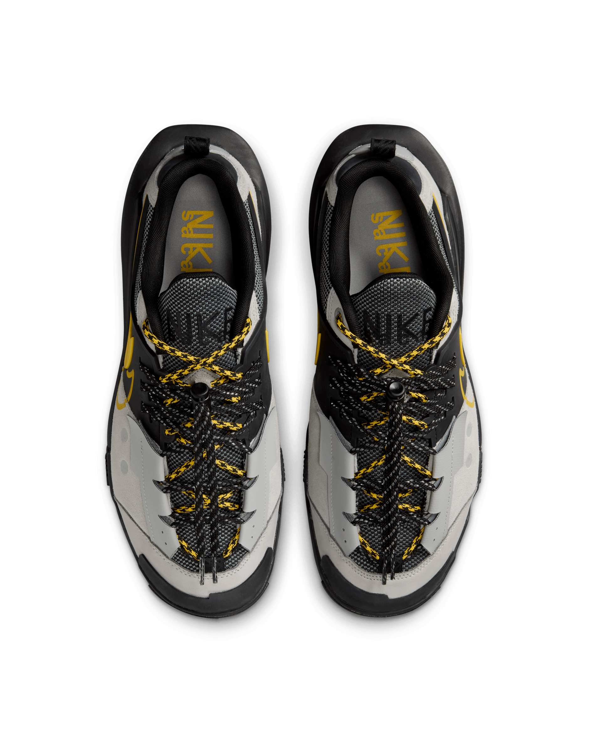 Nike Zegamadome x Sacai (Matte Silver/Tour Yellow-Black)
