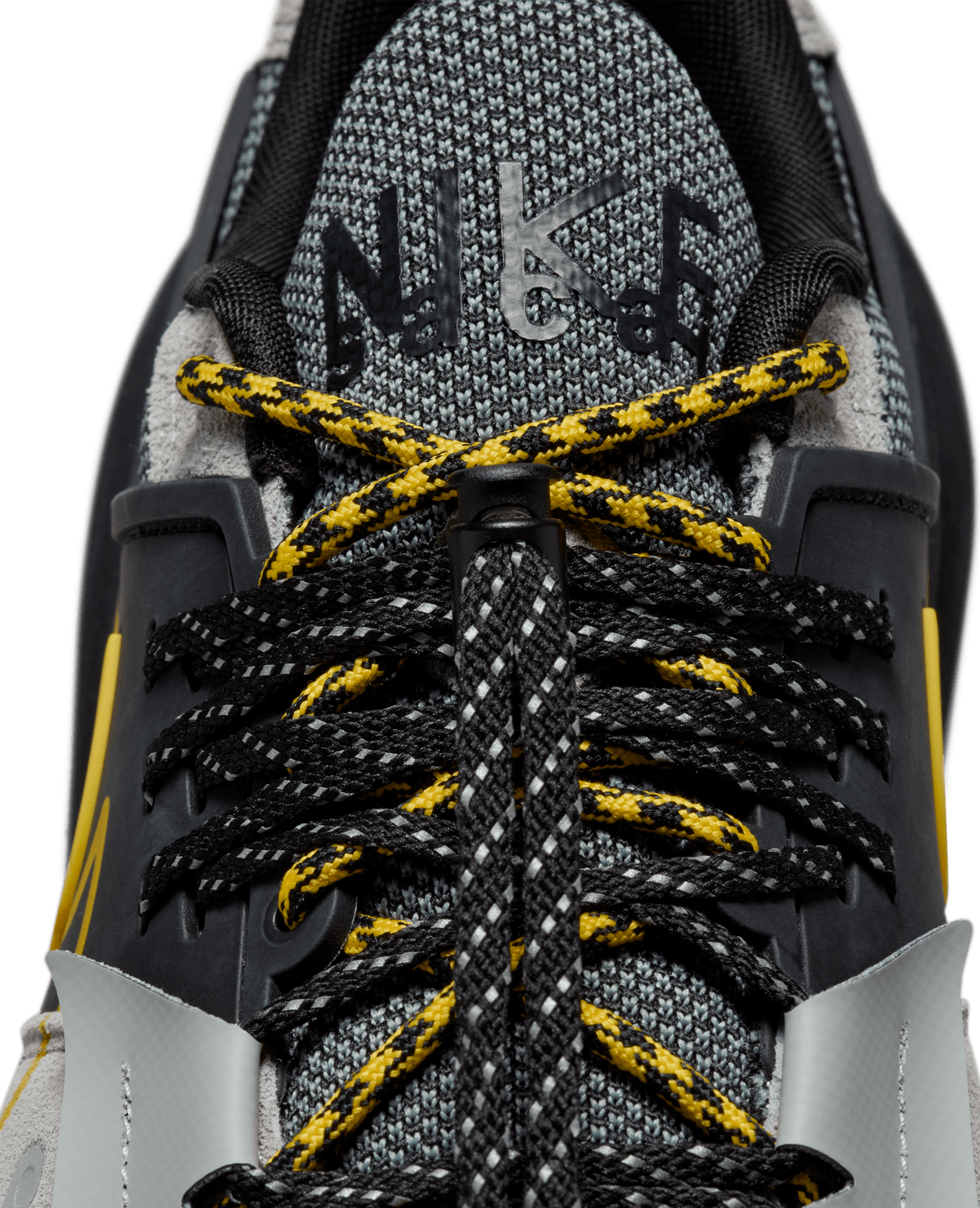 Nike Zegamadome x Sacai (Matte Silver/Tour Yellow-Black)