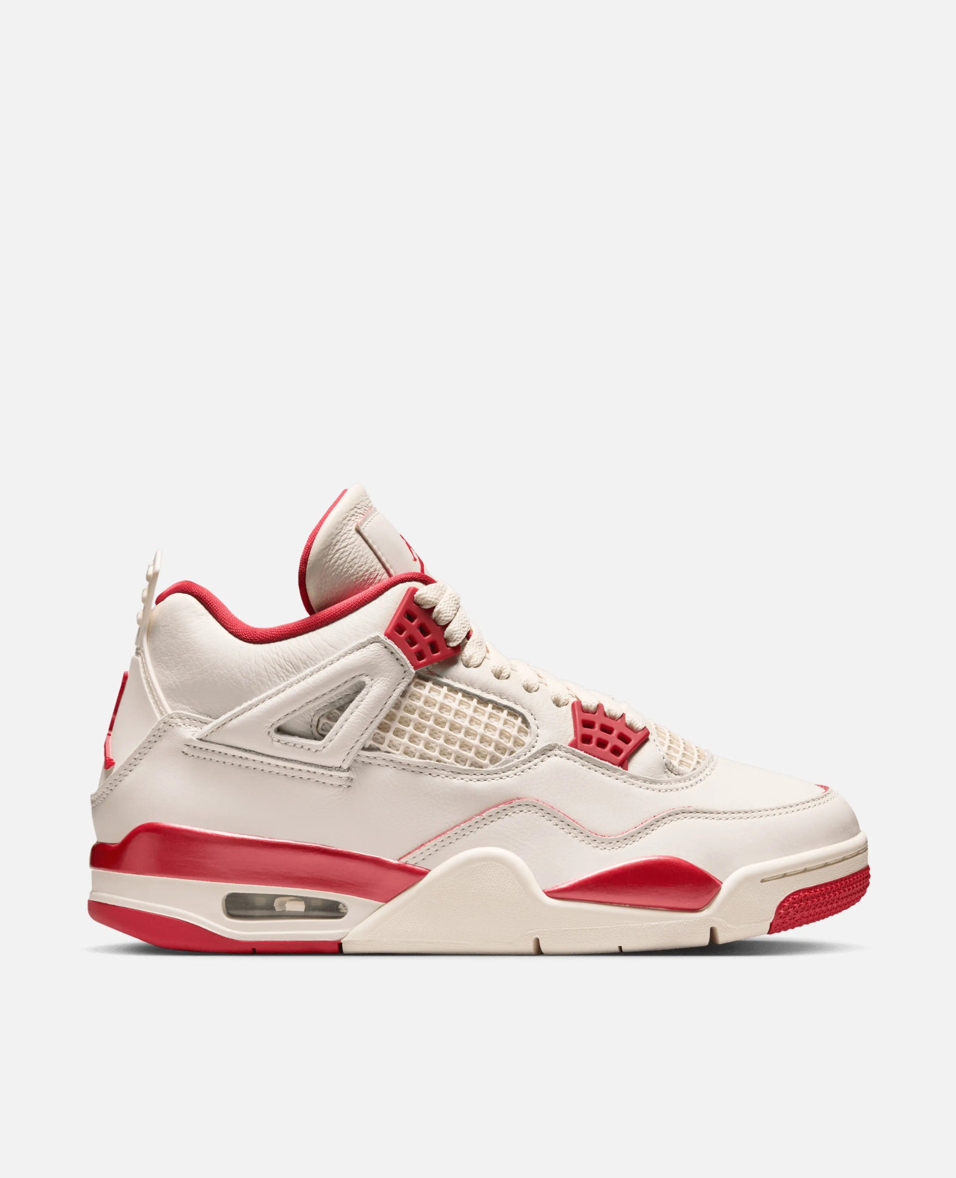 Air Jordan 4 Retro (WMNS) "Valentine's Day" (Pale Ivory/Sierra Red-Tough Red) Jordan