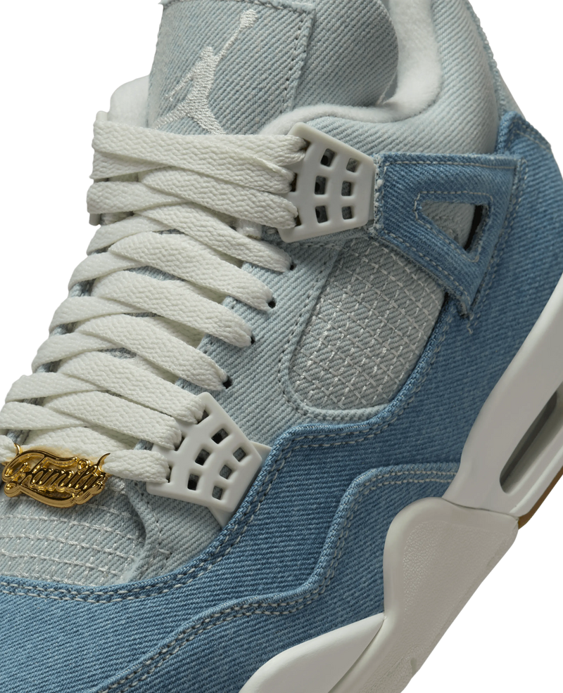 Nike WMNS Air Jordan 4 Retro Tex (Sail/Sail-Gum Light Brown-Worn Blue) Jordan