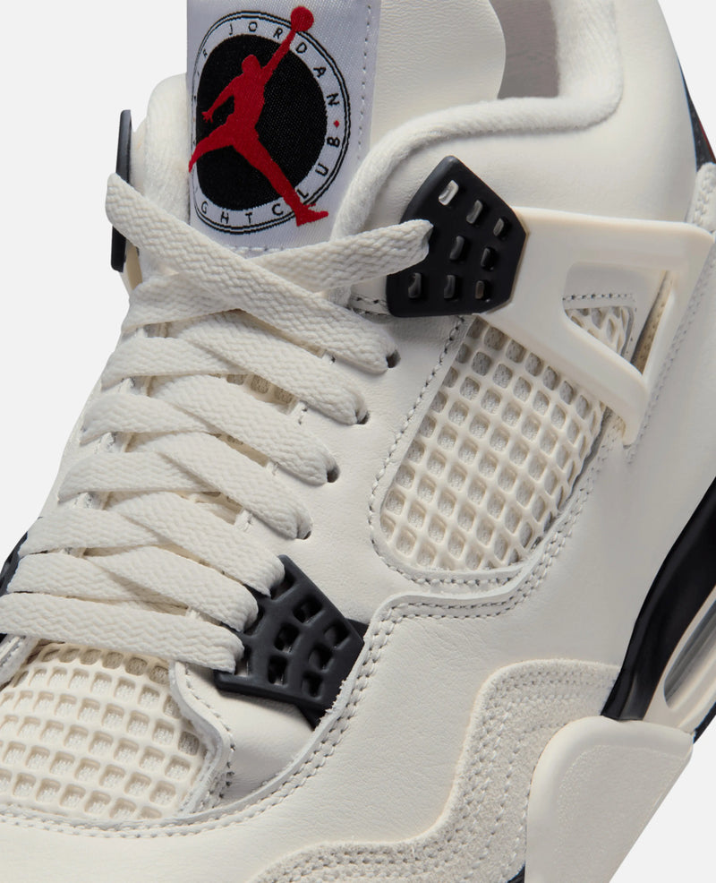 Air Jordan 4 ''Flight Club'' (SAIL/BLACK-UNIVERSITY RED) Jordan