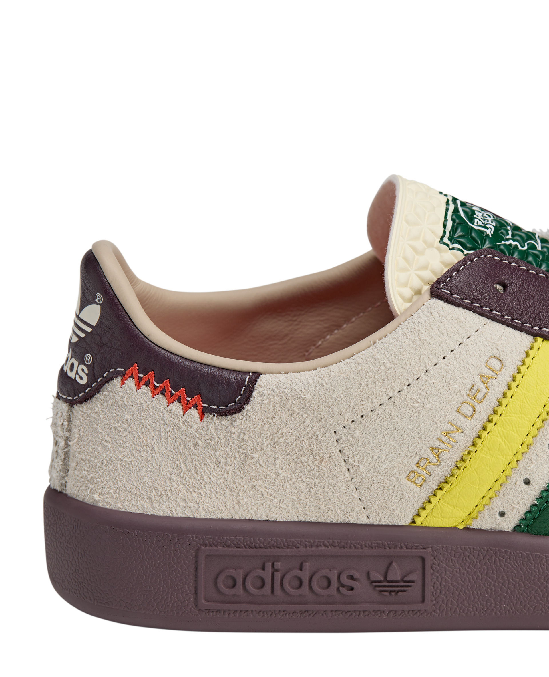 adidas Forest Hills Brain Dead x (Cream White/Pantone-Night Red)