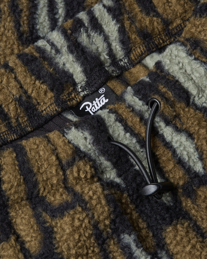 Patta Woodie Fleece Pants (Slate Black)