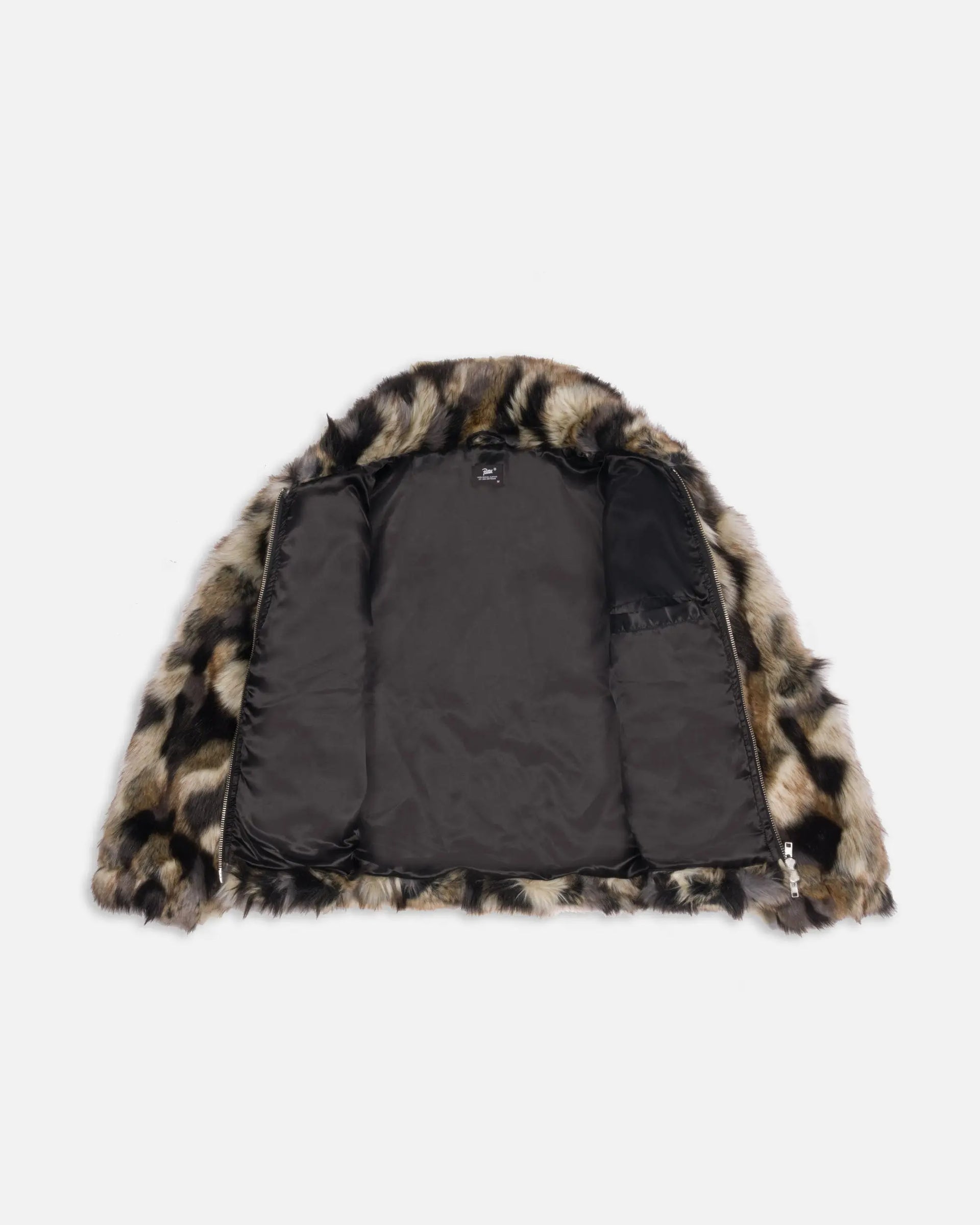 Patta Faux Fur Patchwork Jacket (Multi) Patta