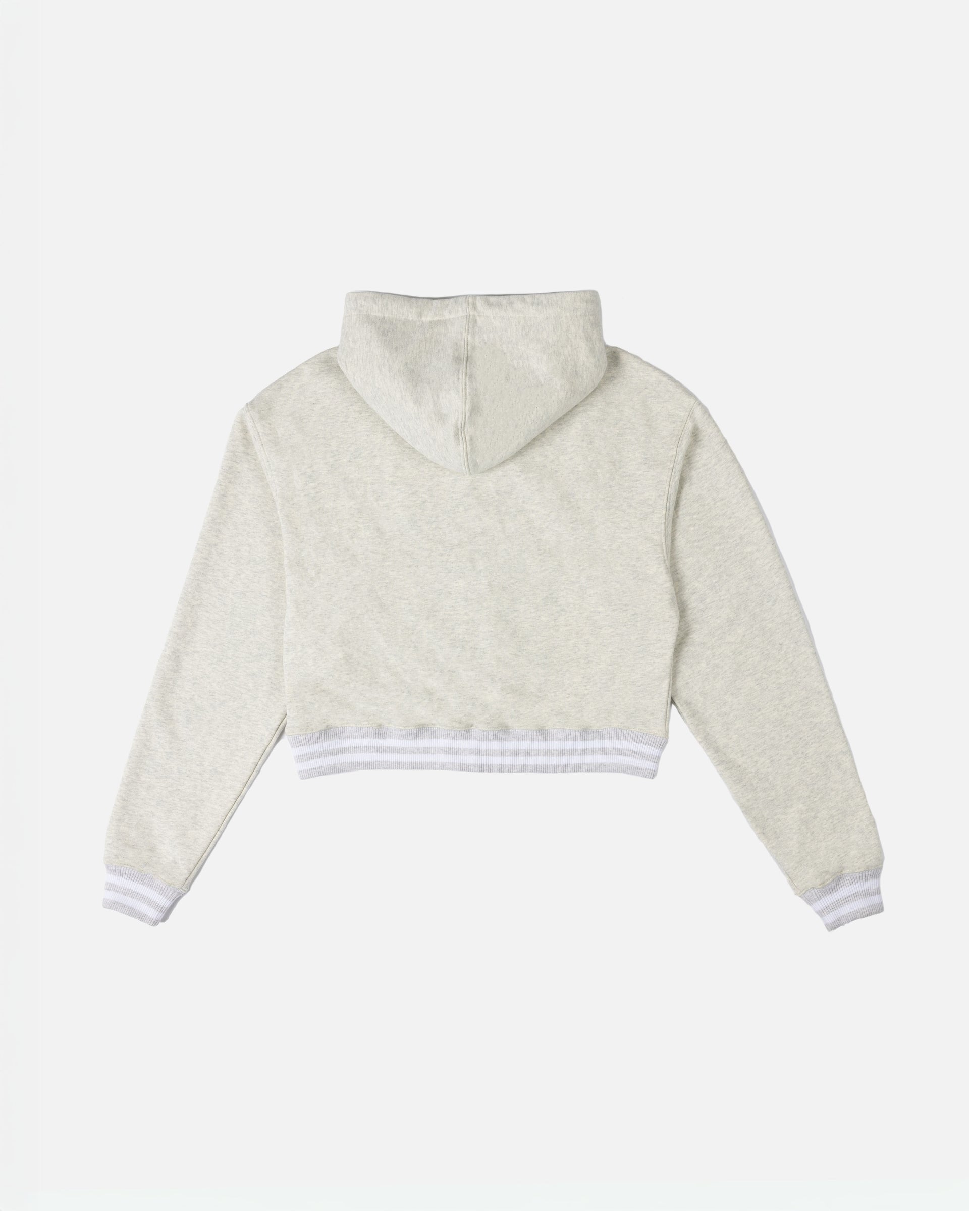 Patta Femme Lounge Zip-Up Hooded Sweater (Light Melange Grey)