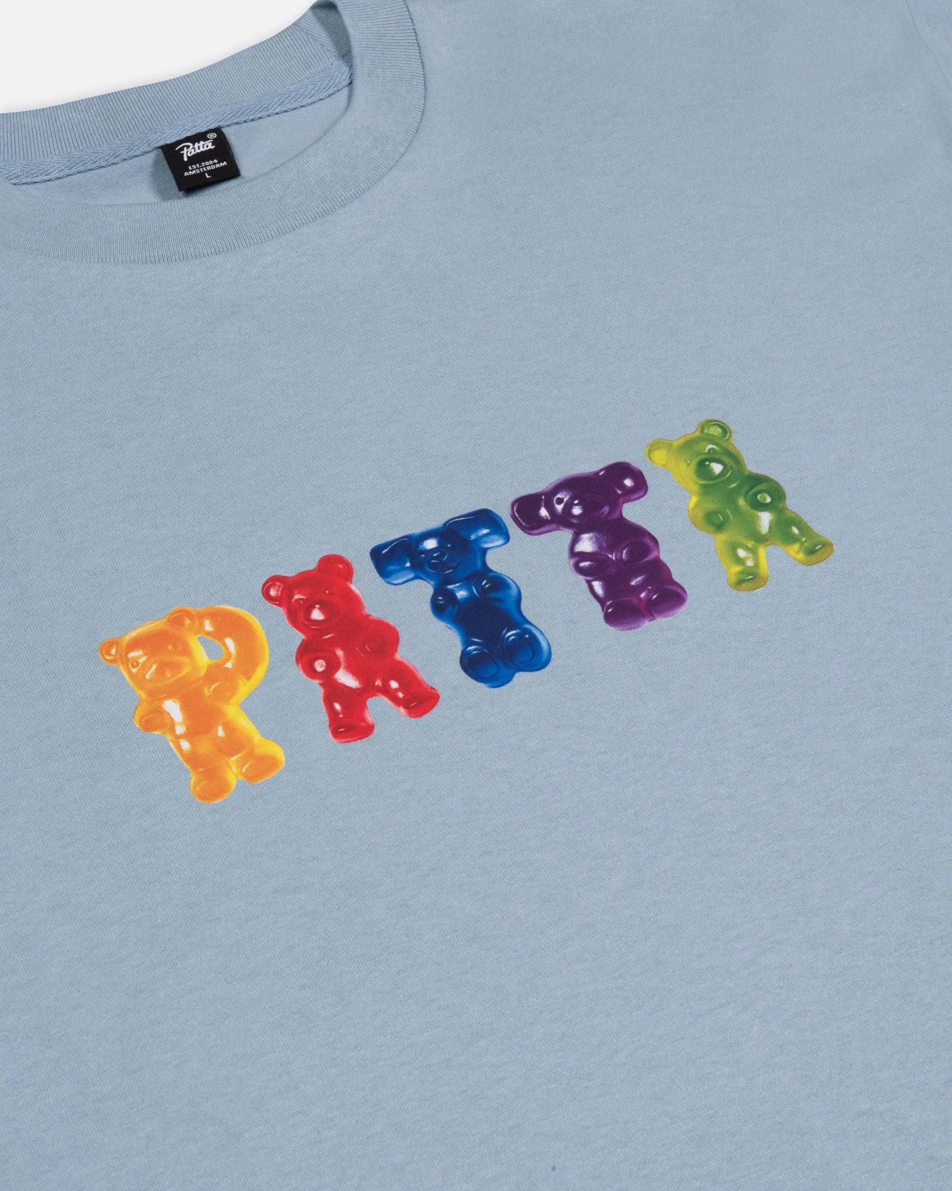 Patta Gummi T-Shirt (Dusty Blue) Patta