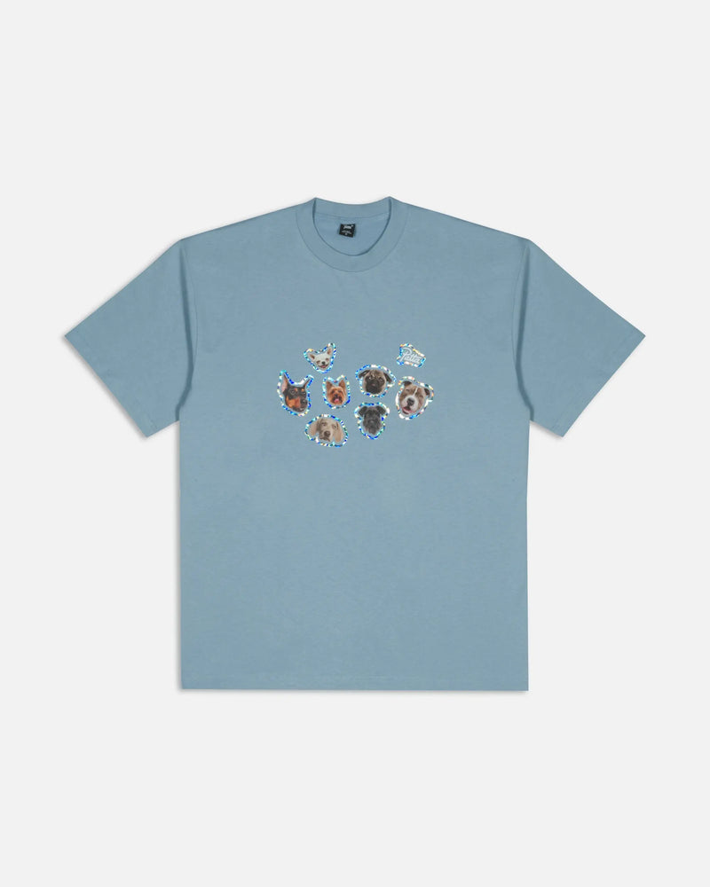 Patta Dogs T-Shirt (Dusty Blue) Patta