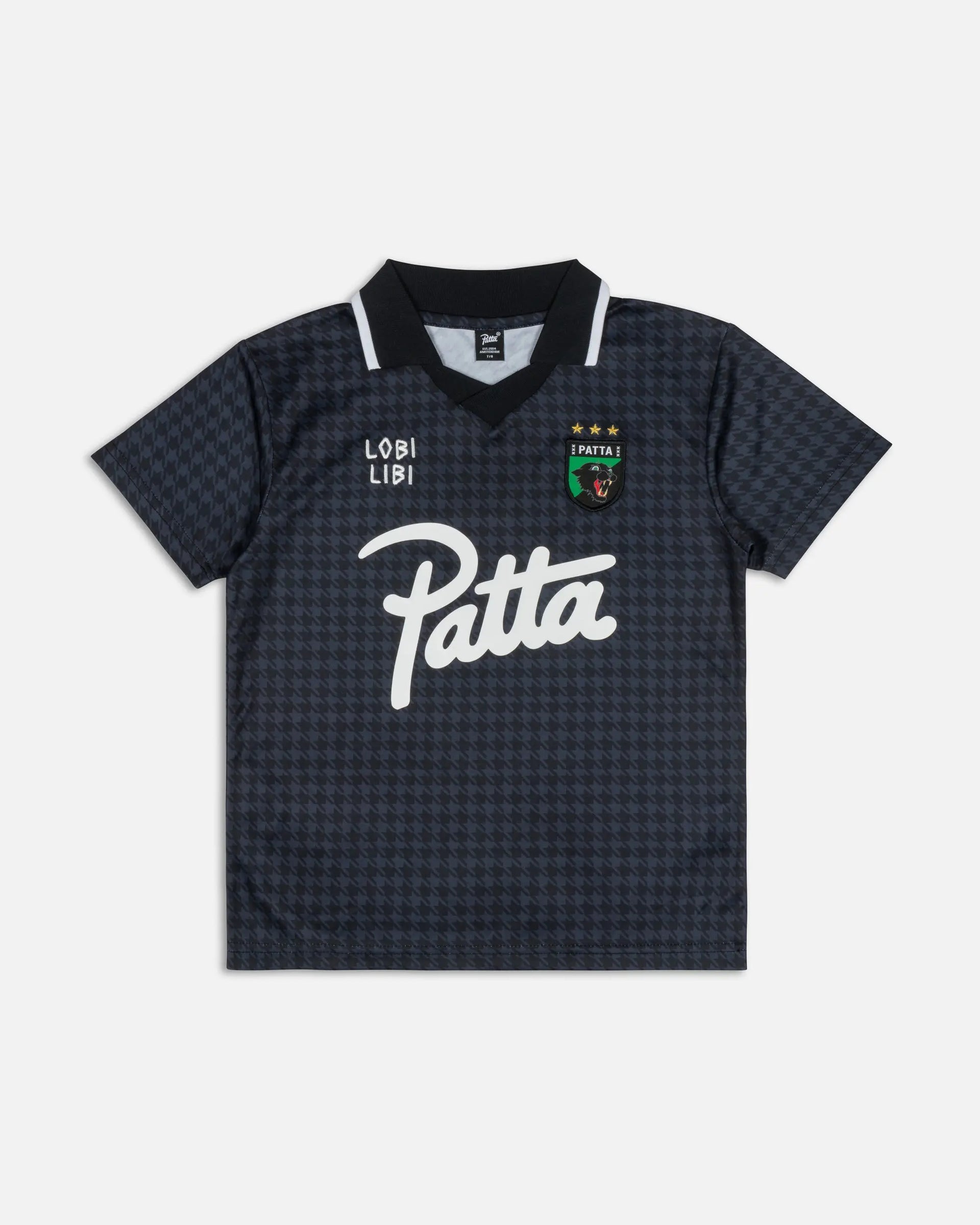 Patta Kids Houndstooth Football Jersey (Ombre Blue) Patta