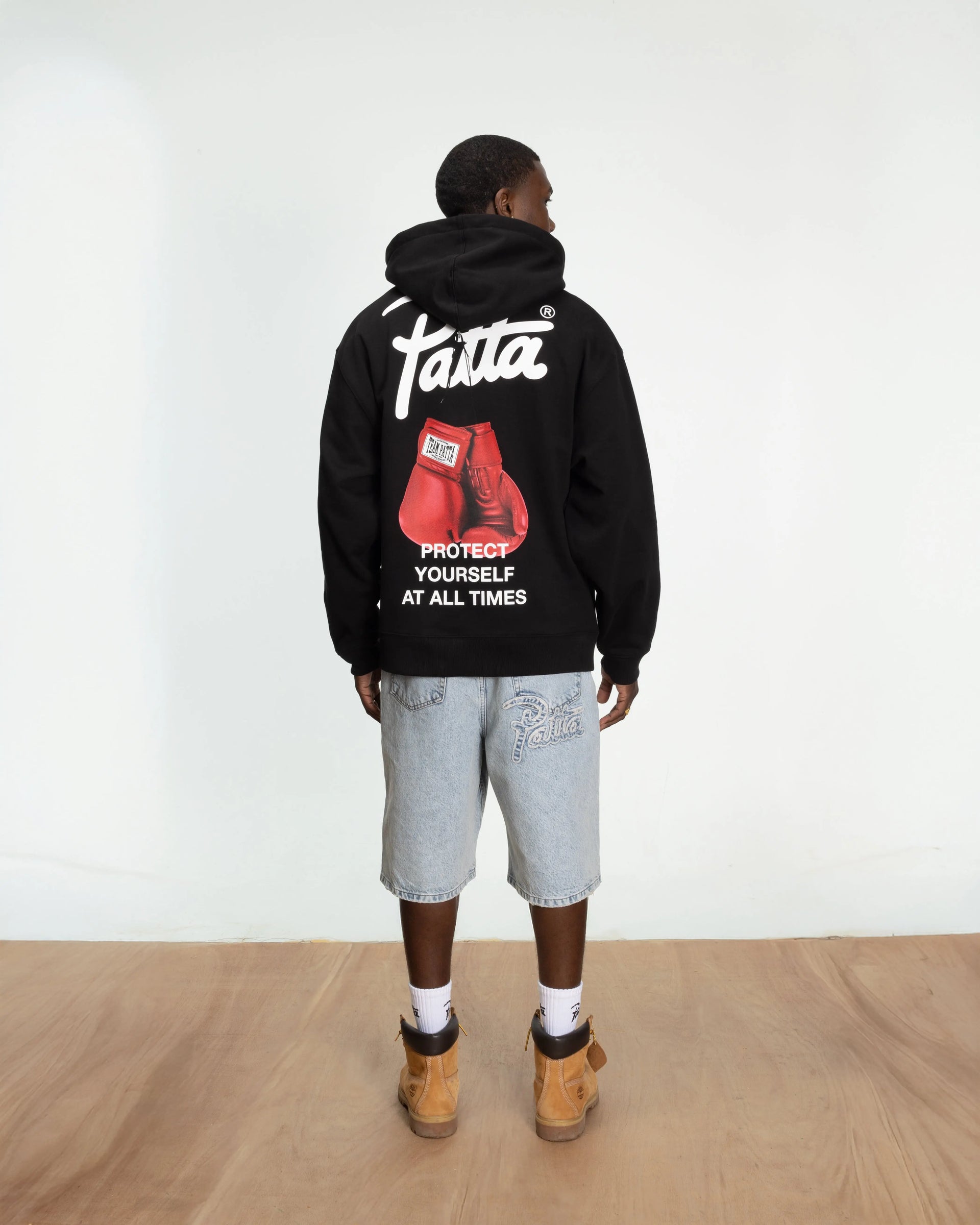 Patta Protect Yourself Hooded Sweater (Black) Patta