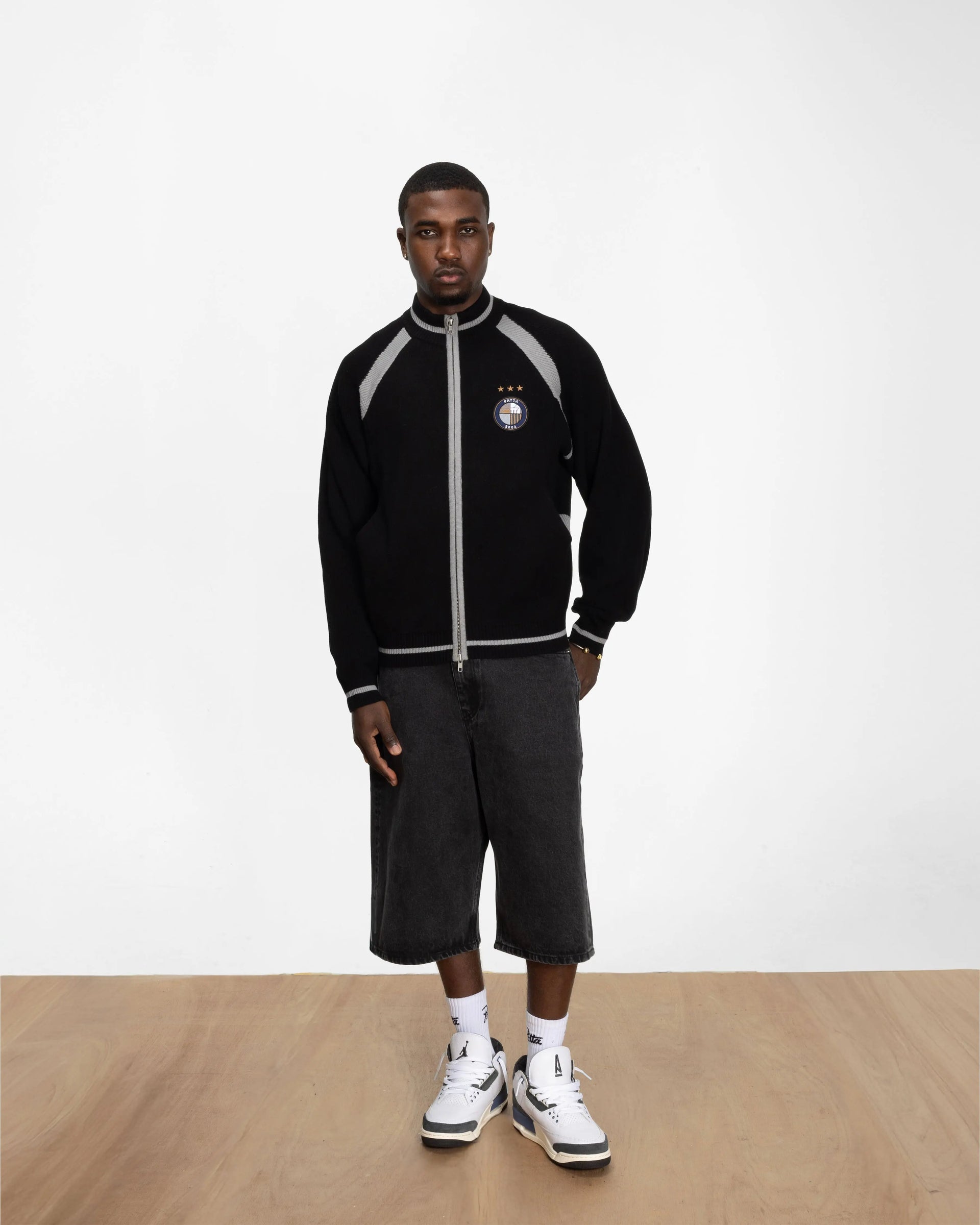Patta Track Top Cardigan (Moonless Night) Patta