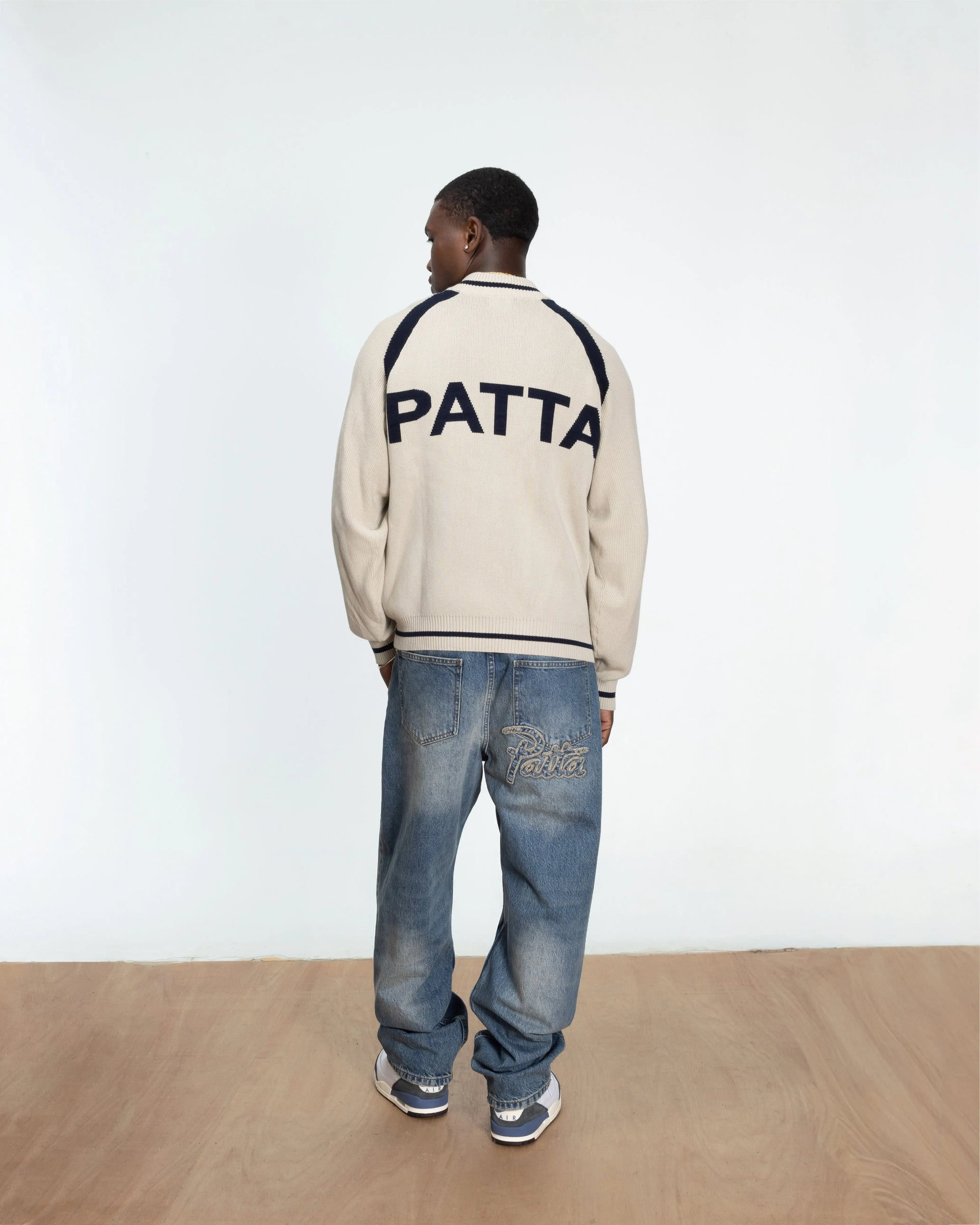 Patta Track Top Cardigan (Vaporous Grey) Patta