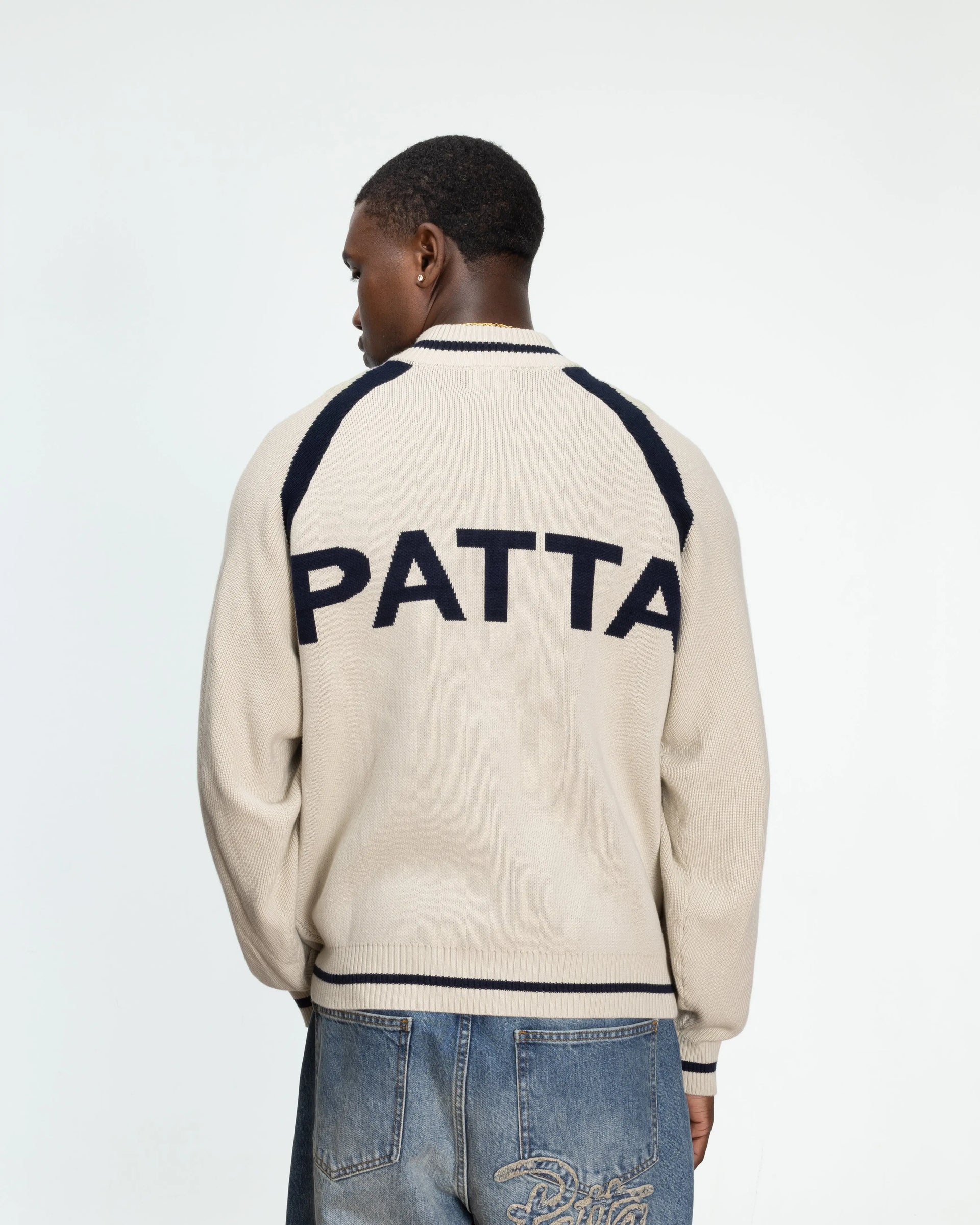 Patta Track Top Cardigan (Vaporous Grey) Patta
