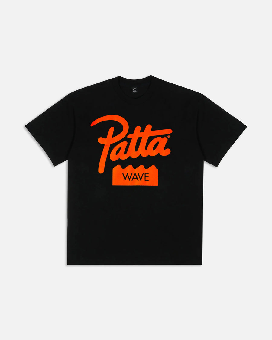 Patta Wave T-Shirt (Black) Patta