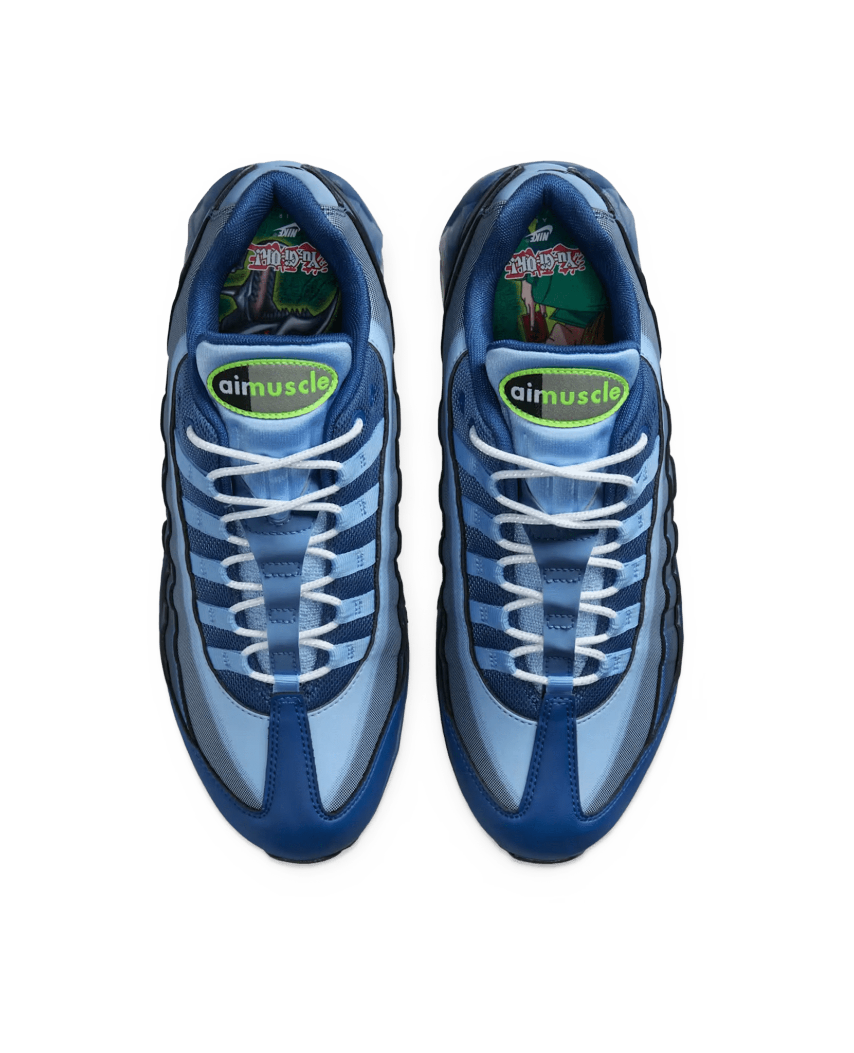 Nike Air Max 95 OG (Psychic Blue/Mystic Navy - Stone Blue - Volt) - Patta