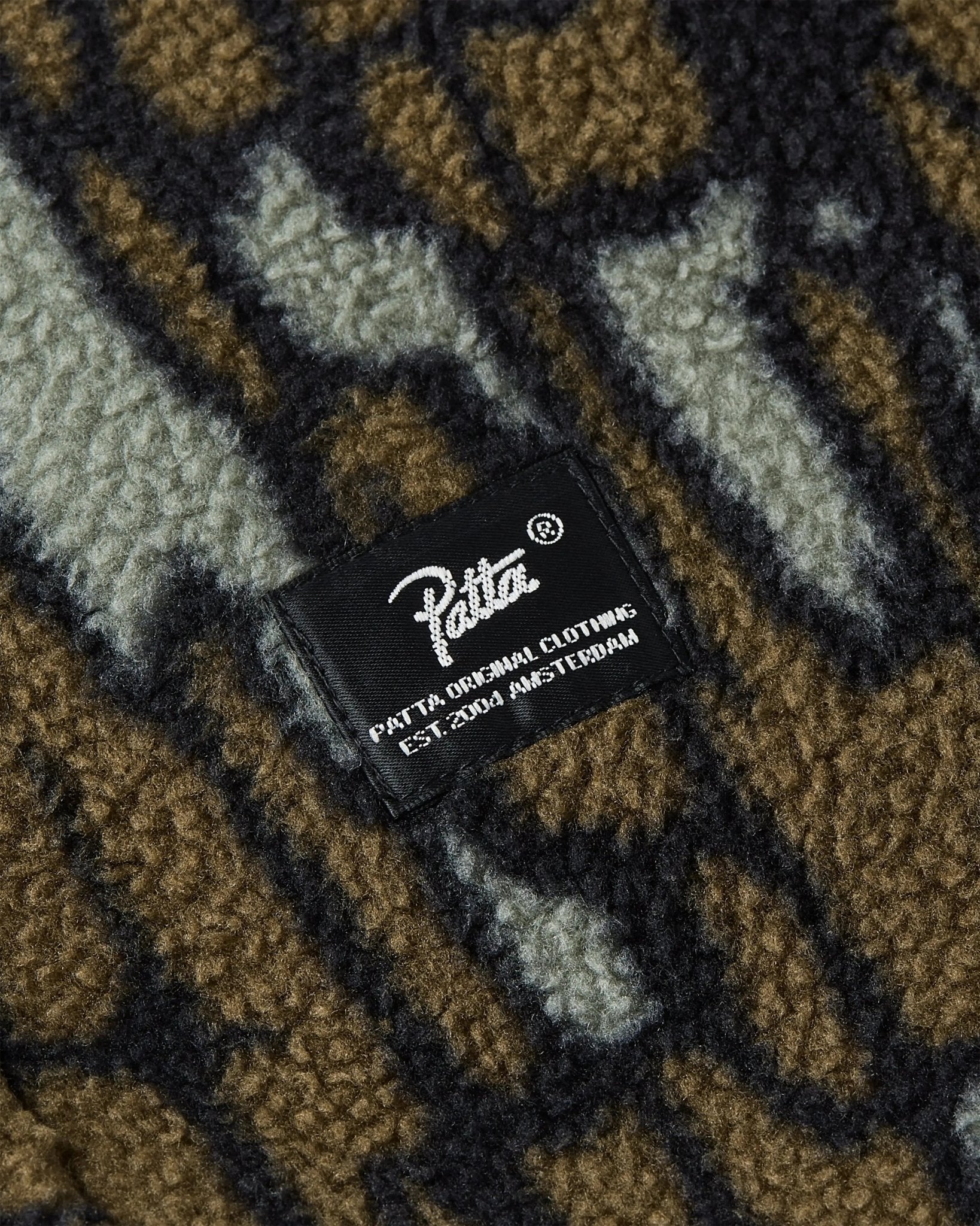 Patta Woodie Fleece Pants (Slate Black) - Patta
